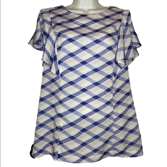 Banana republic Short Ruffle Sleeve Blouse - Picture 8 of 9